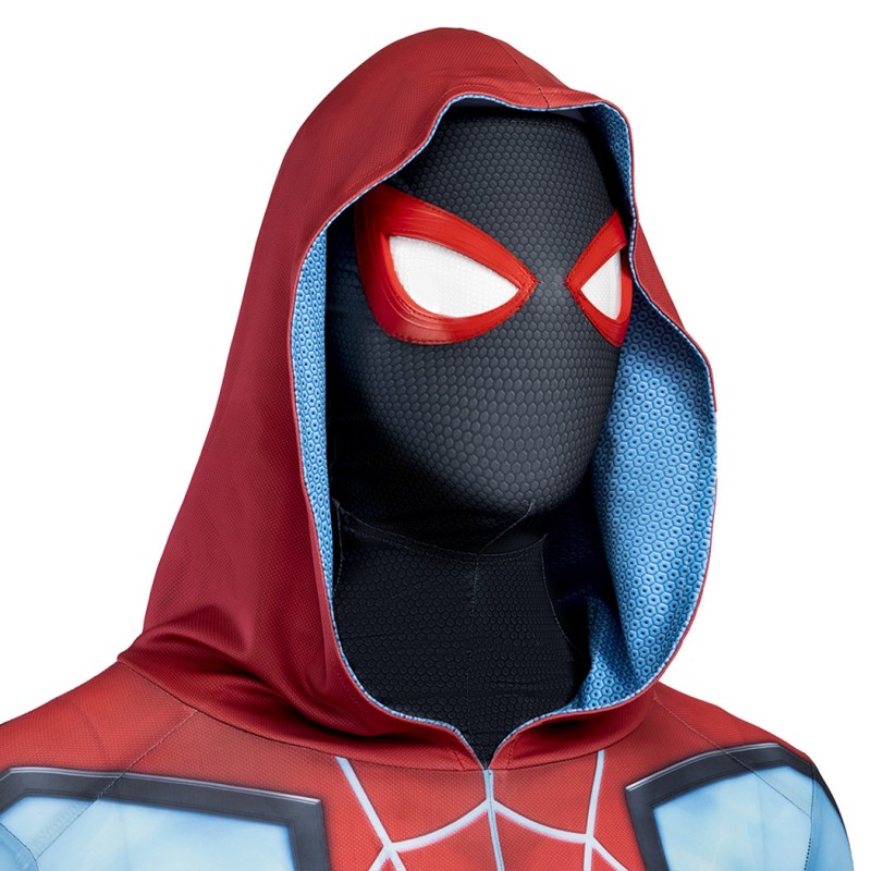 Miles Morales Evolved Suit Spiderman PS5 Jumpsuit Cosplay Costumes