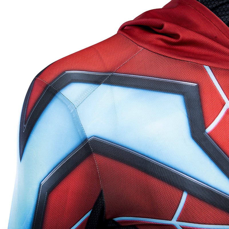Miles Morales Evolved Suit Spiderman PS5 Jumpsuit Cosplay Costumes