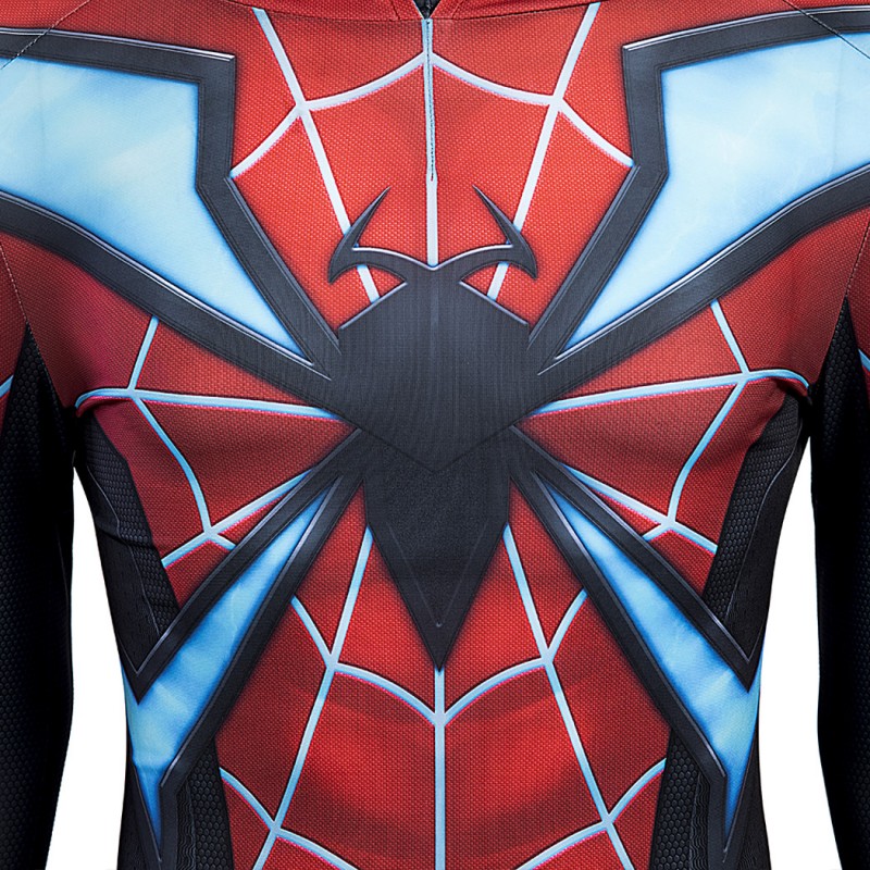Miles Morales Evolved Suit Spiderman PS5 Jumpsuit Cosplay Costumes