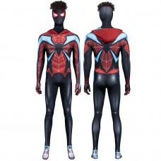 Miles Morales Evolved Suit Spiderman PS5 Jumpsuit Cosplay Costumes