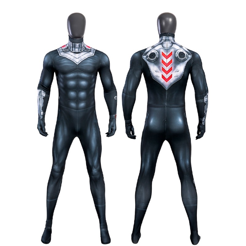 Black Manta Jumpsuit The Sea King 2 Lost Kingdom Villain Cosplay Costumes for Halloween Party