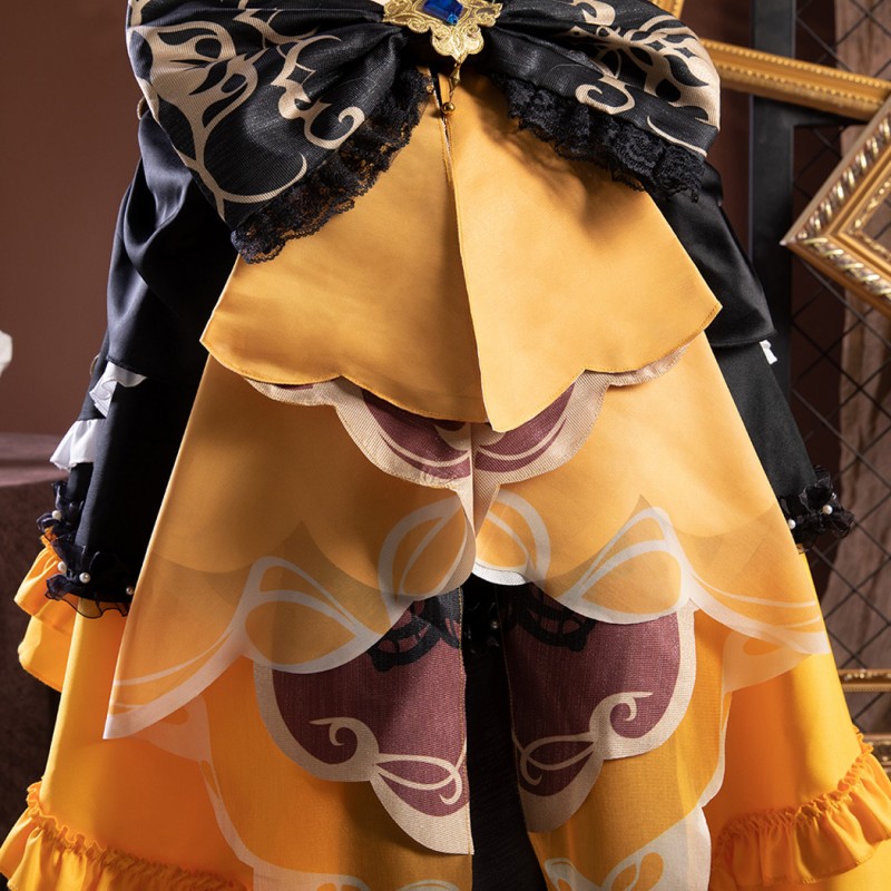Game Genshin Impact Navia Cosplay Costumes Halloween Female Suit