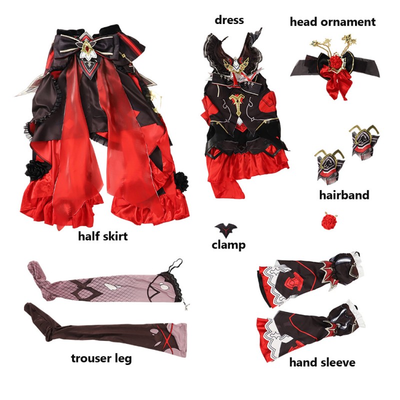 Theresa Apocalypse Costumes Honkai Impact 3 Outfits Cosplay Suit Female Dress