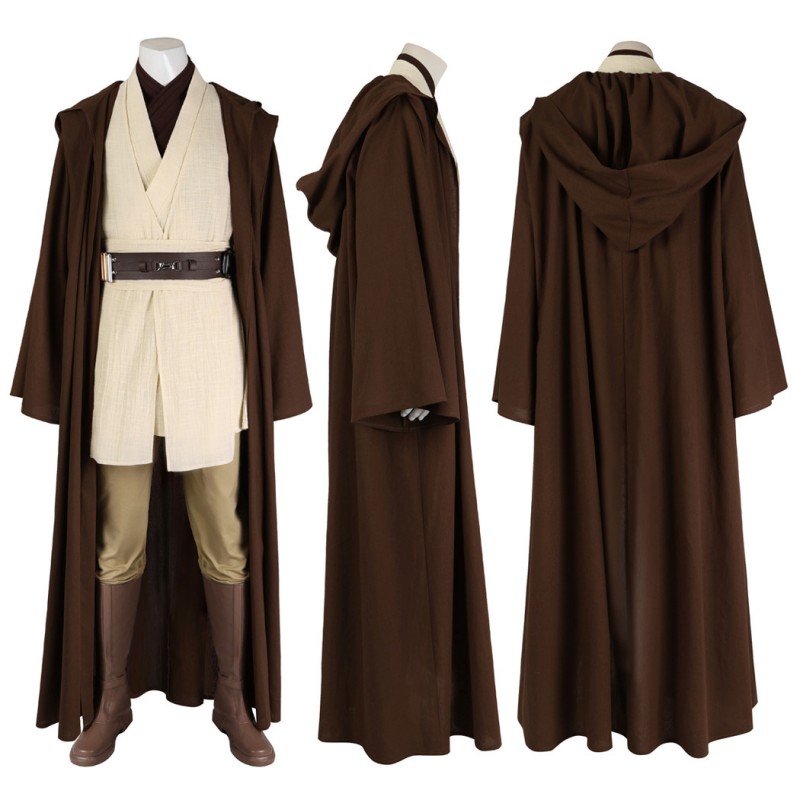 Obi-Wan Kenobi Suit Star Wars Episode III Revenge of the Sith Cosplay Costumes