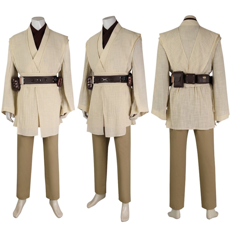 Obi-Wan Kenobi Suit Star Wars Episode III Revenge of the Sith Cosplay Costumes