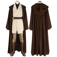 Obi-Wan Kenobi Suit Star Wars Episode III Revenge of the Sith Cosplay Costumes