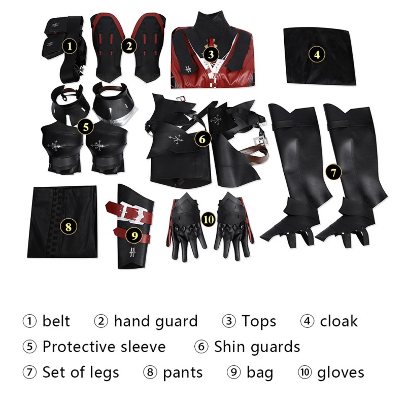 FF16 Clive Rosfield Costumes Final Fantasy XVI Cosplay Suit Halloween Outfits