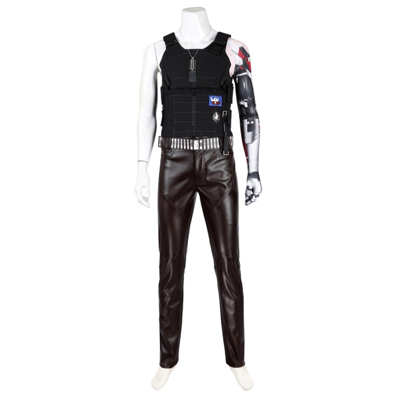 Johnny Silverhand Costumes Cyberpunk Cosplay Suit