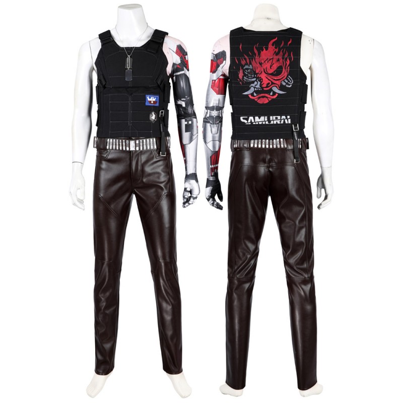 Johnny Silverhand Costumes Cyberpunk Cosplay Suit