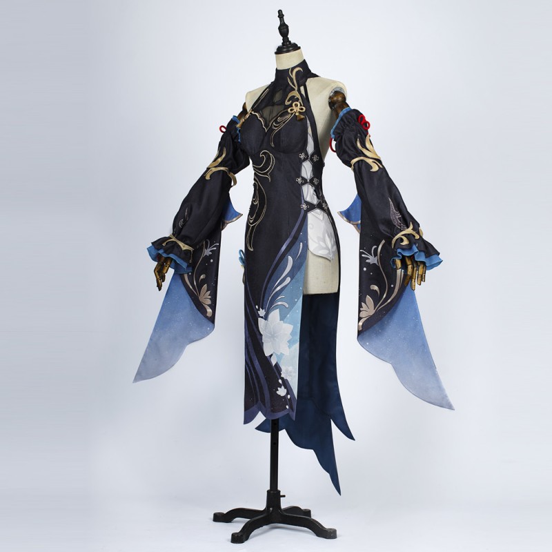 Shenhe Costumes Game Genshin Impact Cosplay Suit Dress