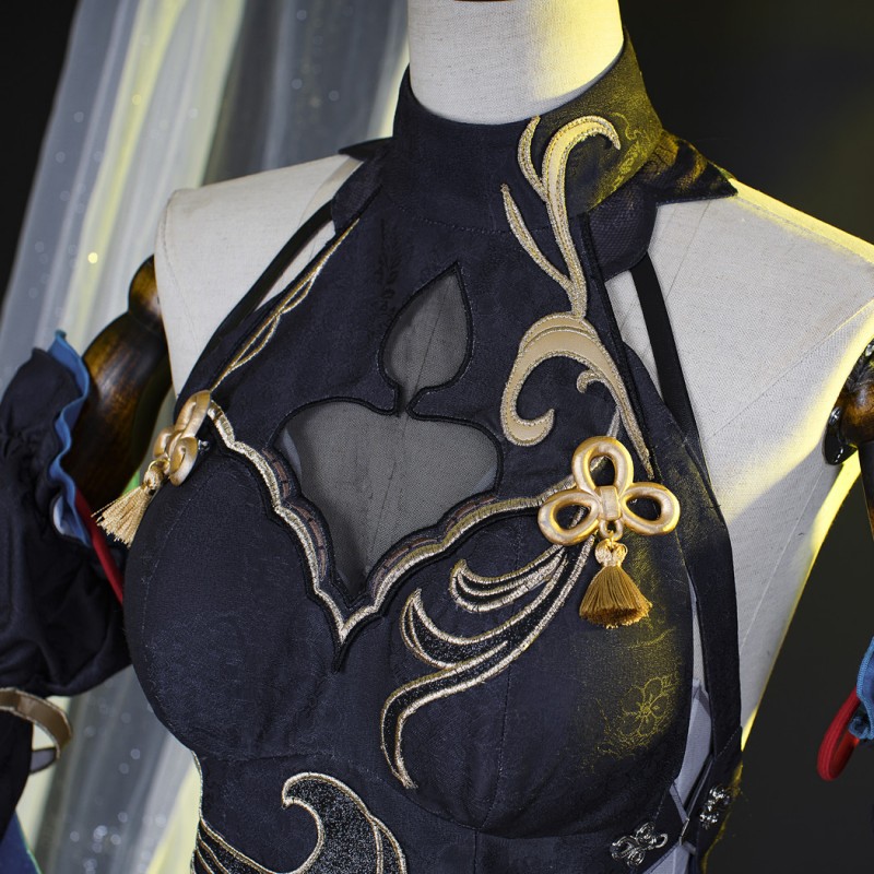 Shenhe Costumes Game Genshin Impact Cosplay Suit Dress