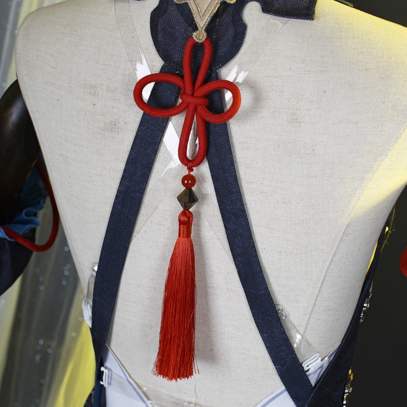 Shenhe Costumes Game Genshin Impact Cosplay Suit Dress