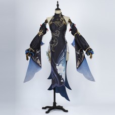 Shenhe Costumes Game Genshin Impact Cosplay Suit Dress