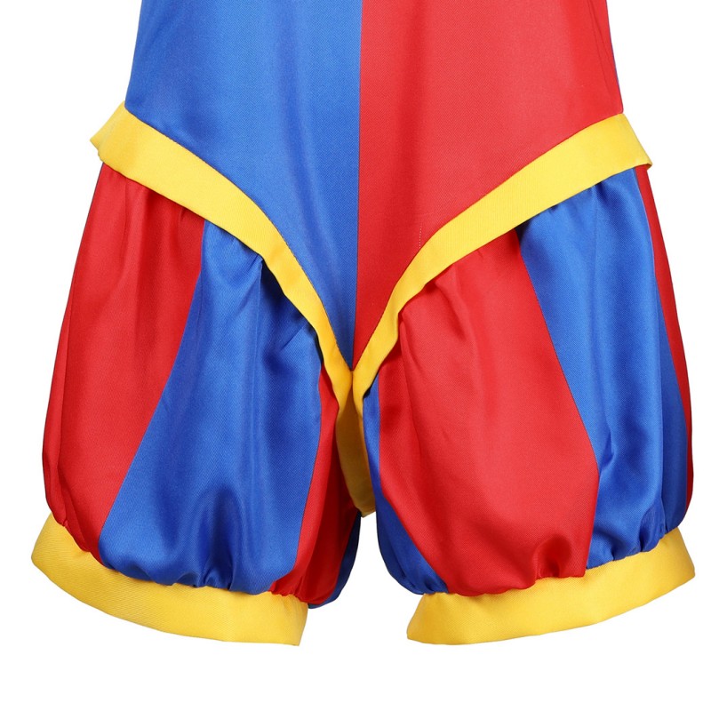 The Amazing Digital Circus Costumes Pomni Cosplay Suit Kids Adult Jumpsuit Halloween Outfits