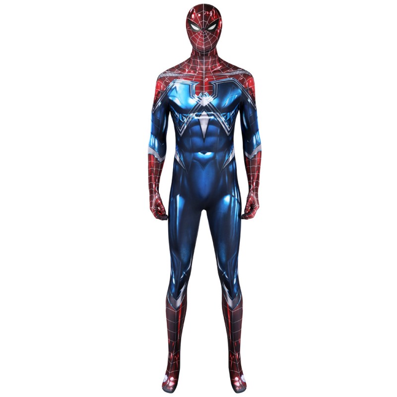 Spiderman Resilient Suit Spider-Man PS4 Jumpsuit Peter Parker Cosplay Costumes