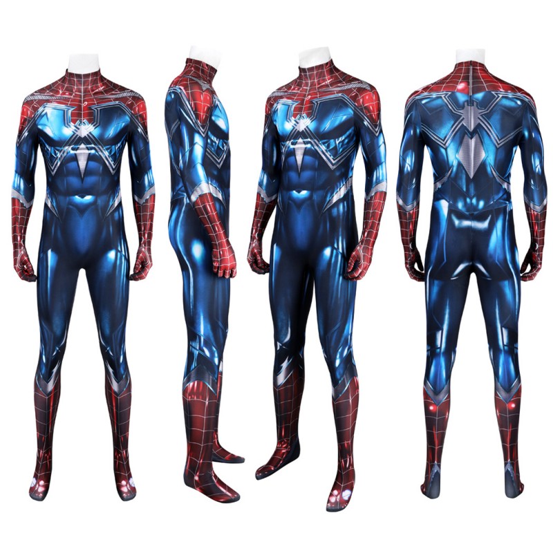 Spiderman Resilient Suit Spider-Man PS4 Jumpsuit Peter Parker Cosplay Costumes