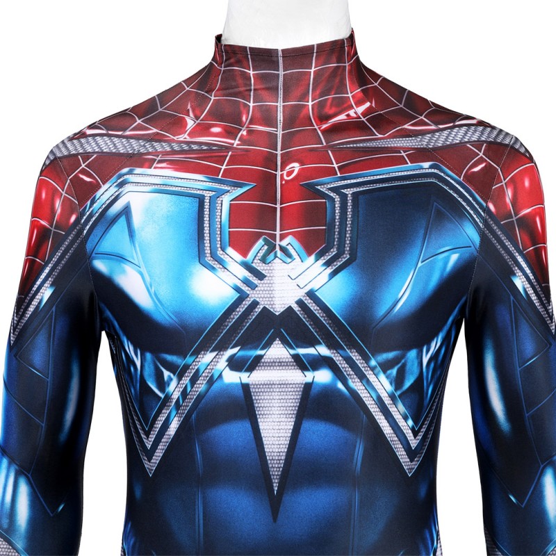Spiderman Resilient Suit Spider-Man PS4 Jumpsuit Peter Parker Cosplay Costumes