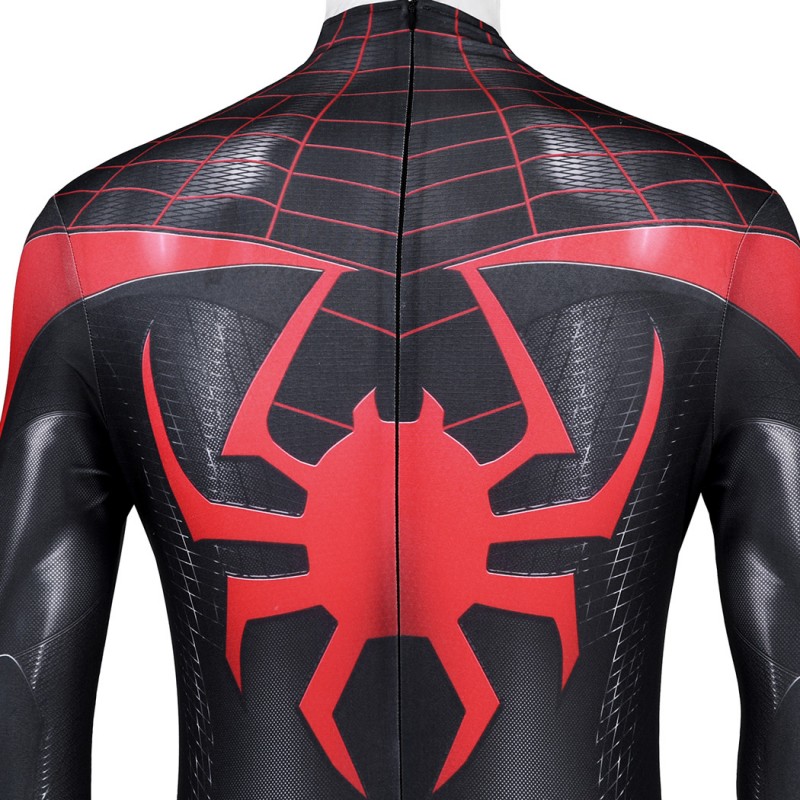 Miles Morales Suit Spider-Man PS4 Cosplay Costumes Adult Bodysuit