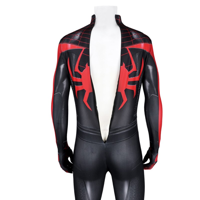 Miles Morales Suit Spider-Man PS4 Cosplay Costumes Adult Bodysuit