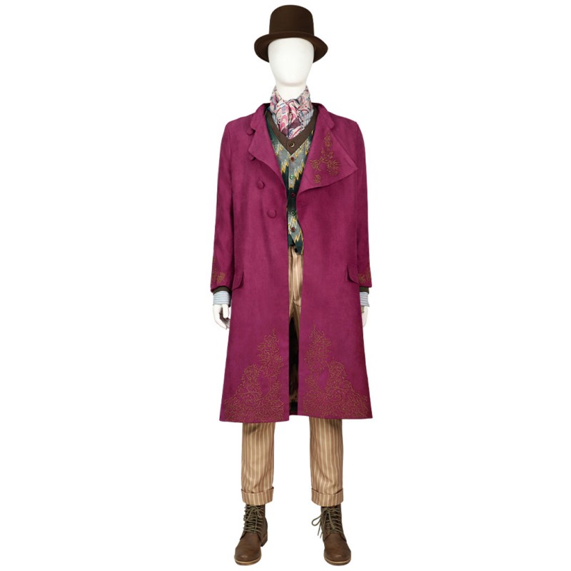 Willy Wonka Costumes Charlie and the Chocolate Factory Cosplay Suit