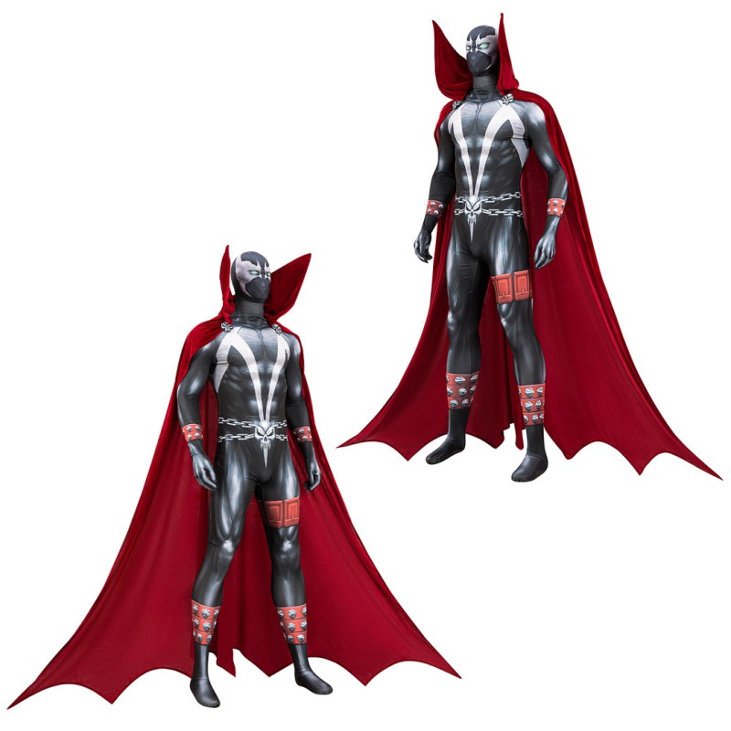 Spawn Jumpsuit Cosplay Costumes Movie Men Halloween Bodysuit