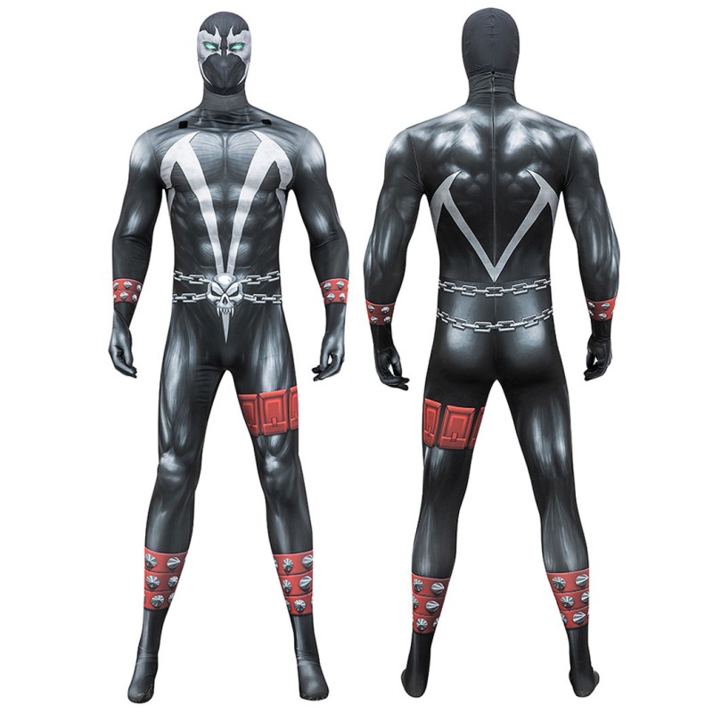 Spawn Jumpsuit Cosplay Costumes Movie Men Halloween Bodysuit