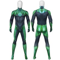 Lantern Jumpsuit Green Hal Jordan Halloween Cosplay Costumes