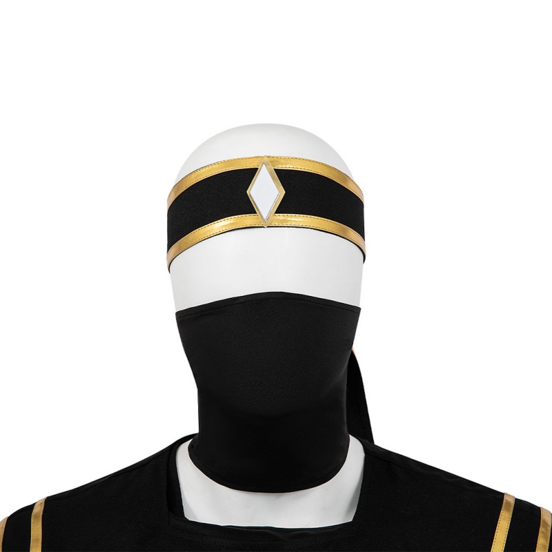 Power Rangers Black Ninja Costumes Mighty Morphin Adam Park Cosplay Suit