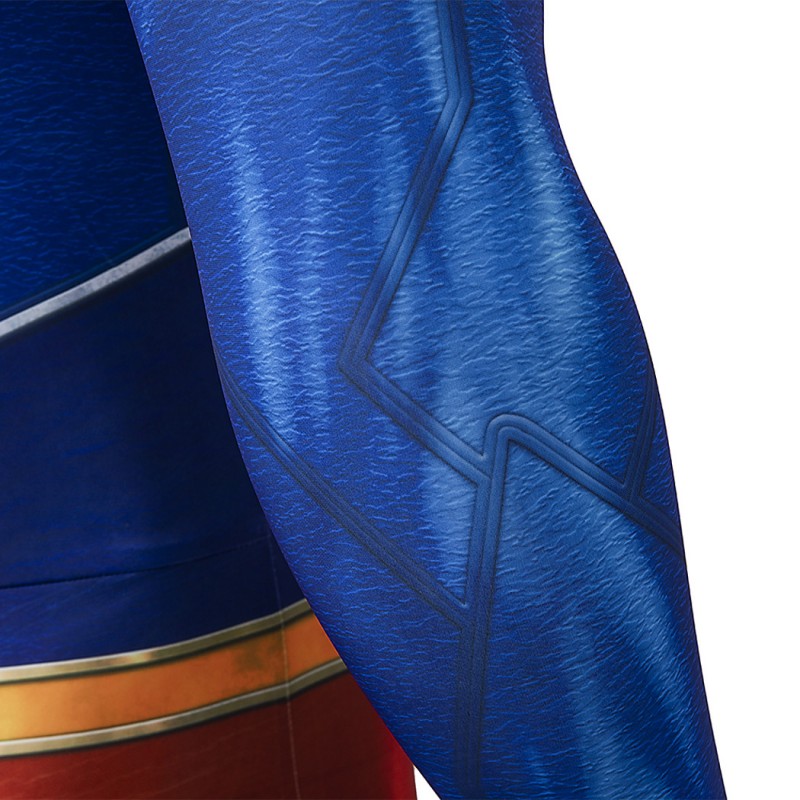 Clark Kent Suit Red Clark Jumpsuit Cosplay Costumes with Cape