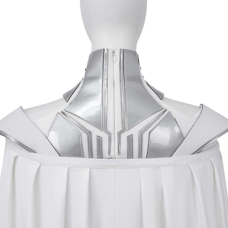 Suppose That Season 2 Hela White Jumpsuit Cosplay Costumes with Cape