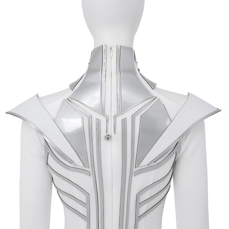 Suppose That Season 2 Hela White Jumpsuit Cosplay Costumes with Cape