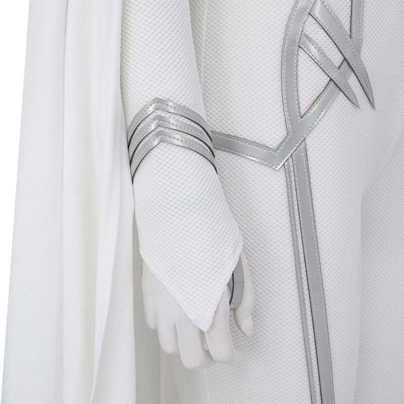 Suppose That Season 2 Hela White Jumpsuit Cosplay Costumes with Cape
