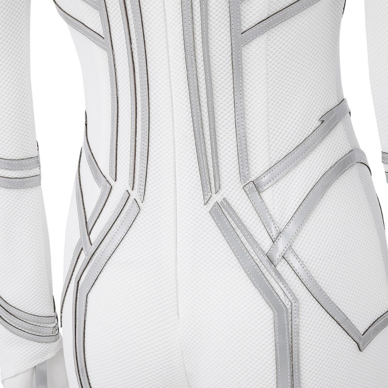 Suppose That Season 2 Hela White Jumpsuit Cosplay Costumes with Cape