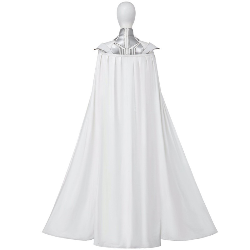 Suppose That Season 2 Hela White Jumpsuit Cosplay Costumes with Cape