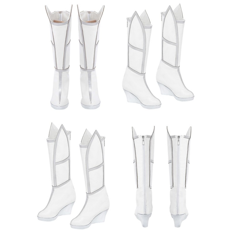 Suppose That Season 2 Hela White Jumpsuit Cosplay Costumes with Cape
