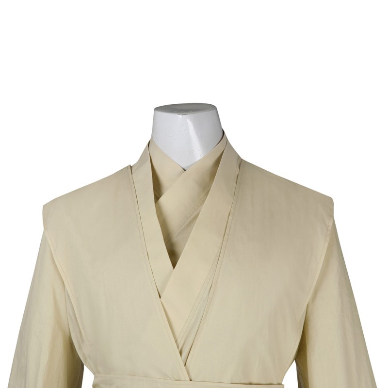 Obi-Wan Kenobi Qui-Gon Jinn Costumes Star Wars Episode The Phantom Menace Cosplay Suit