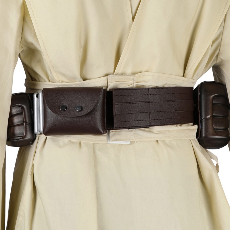 Obi-Wan Kenobi Qui-Gon Jinn Costumes Star Wars Episode The Phantom Menace Cosplay Suit