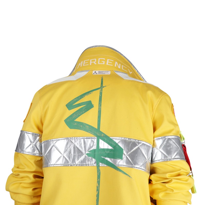 Cyberpunk Yellow Costumes Halloween Cosplay Suit