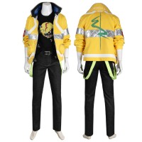 Cyberpunk 2077 Yellow Costumes Halloween Cosplay Suit