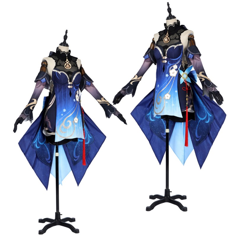 Ganyu Suit Genshin Impact Cosplay Costumes Twilight Blossom Dress