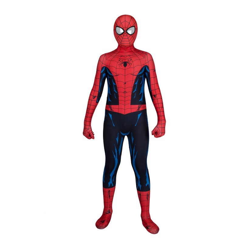 Kids Spiderman Vintage Comic Book Suit Spider-Man PS5 Jumpsuit Cosplay Costumes