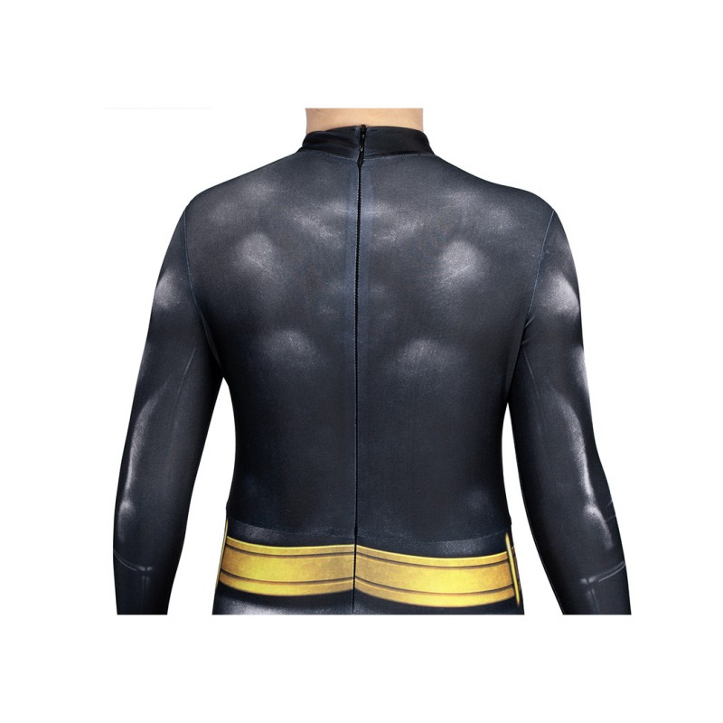 Kids Michael Keaton Suit TF Bat Bruce Wayne Jumpsuit Cosplay Costumes