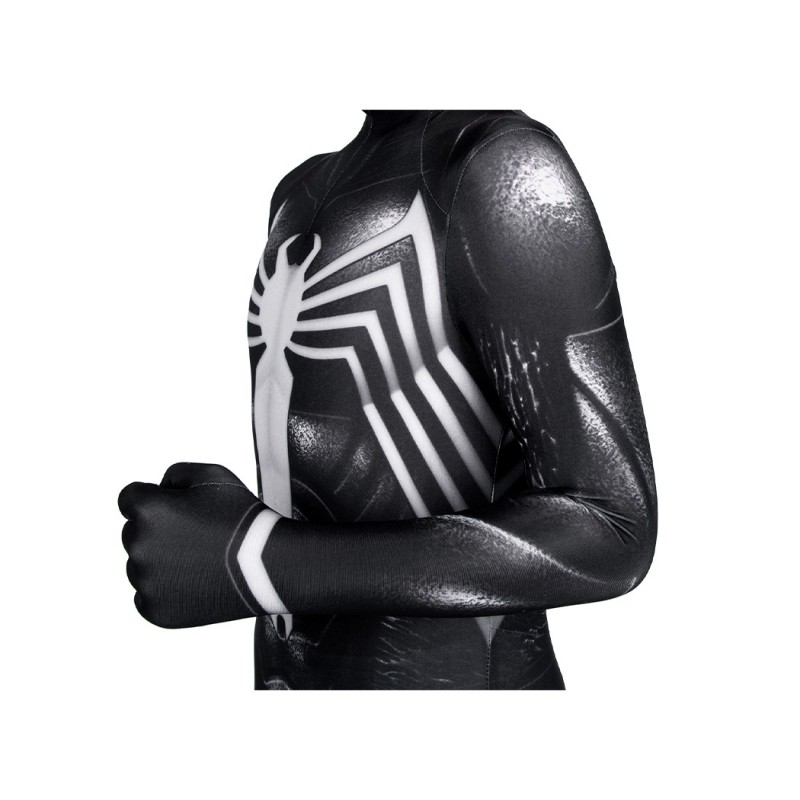 Kids Spiderman Venom Black Suit Spiderman 2 Jumpsuit Cosplay Costumes