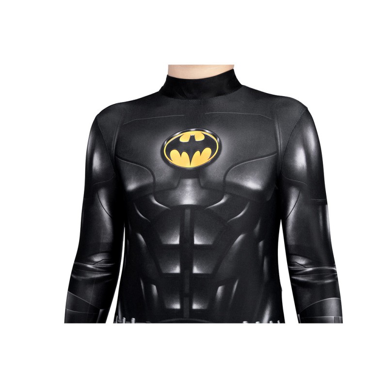 Kids Michael Keaton Jumpsuit TF Bat Bruce Wayne Cosplay Costumes Halloween Suit