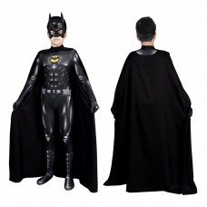 Kids Michael Keaton Jumpsuit TF Bat Bruce Wayne Cosplay Costumes Halloween Suit