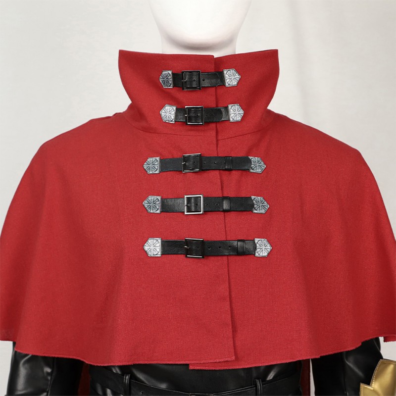 FF7 Vincent Valentine Costumes Game Final Fantasy VII Remake Cosplay Suit