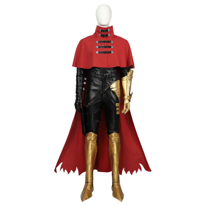 FF7 Vincent Valentine Costumes Game Final Fantasy VII Remake Cosplay Suit