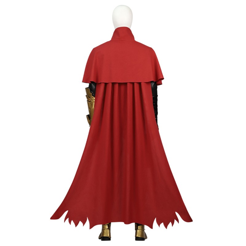 FF7 Vincent Valentine Costumes Game Final Fantasy VII Remake Cosplay Suit
