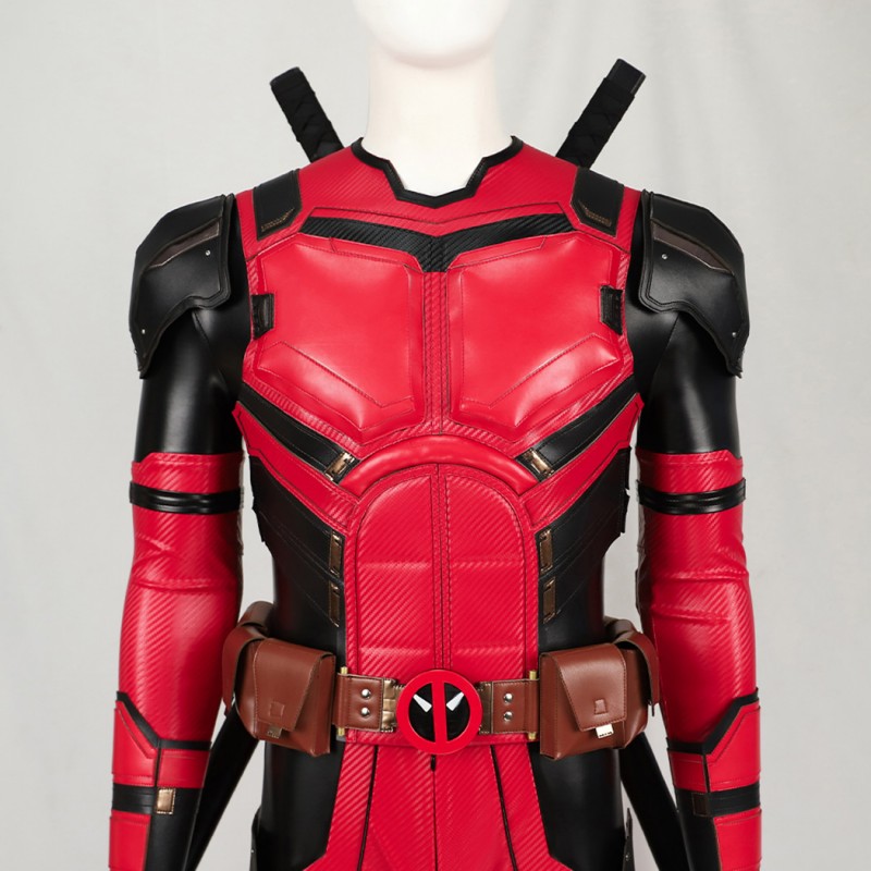 Deadpool Samurai Halloween Costumes Deadpool 3 Wade Wilson Red Cosplay Suit