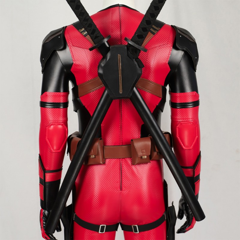 Deadpool Samurai Halloween Costumes Deadpool 3 Wade Wilson Red Cosplay Suit